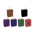 100% Recycled Tinted Tan Kraft Paper Shopping Bag (8"x4 3/4"x10 1/4")